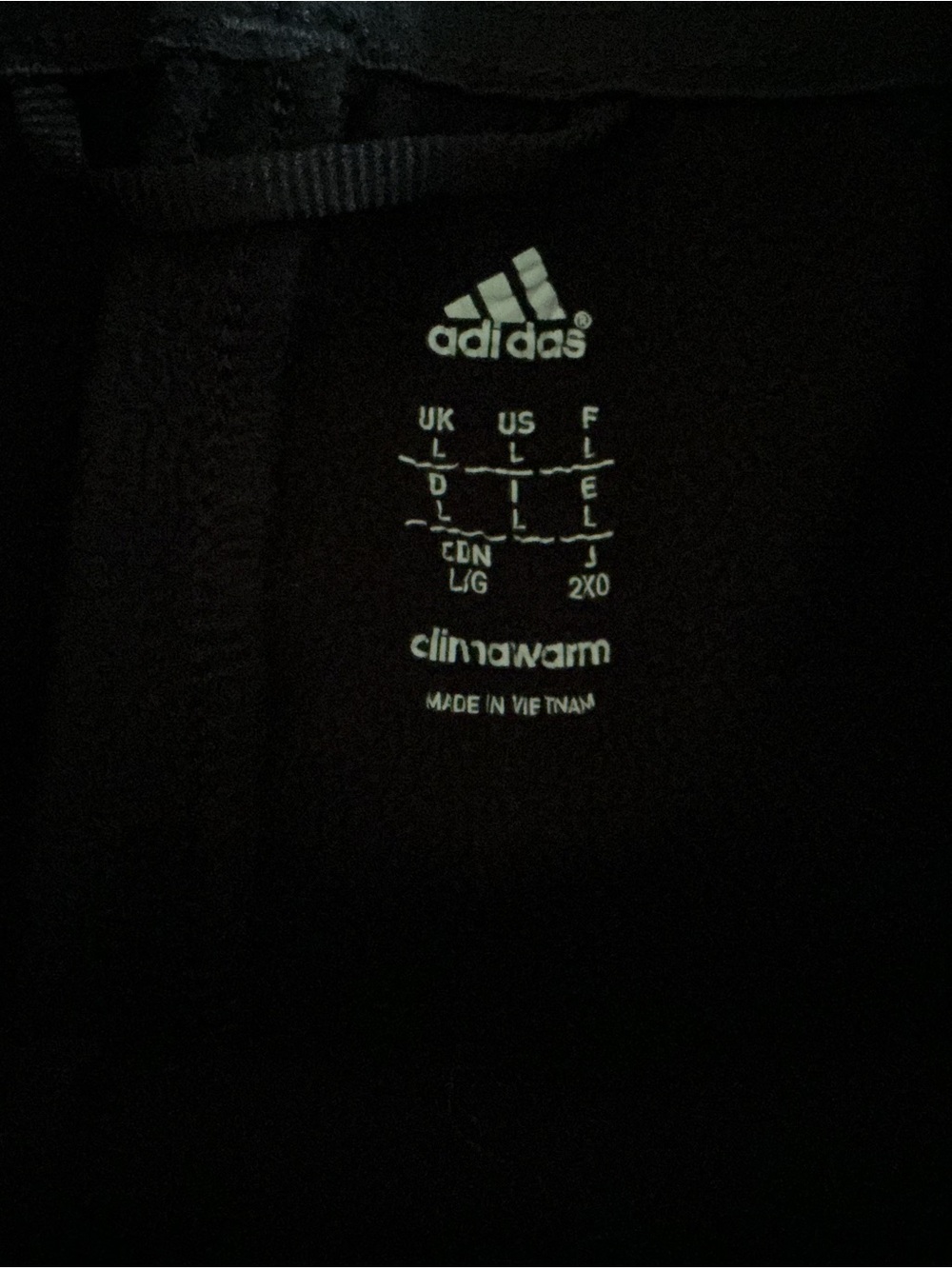 Adidas Climawarm Men’s Black Sweatpants with Gray Pocket Trim - Picture 3 of 9